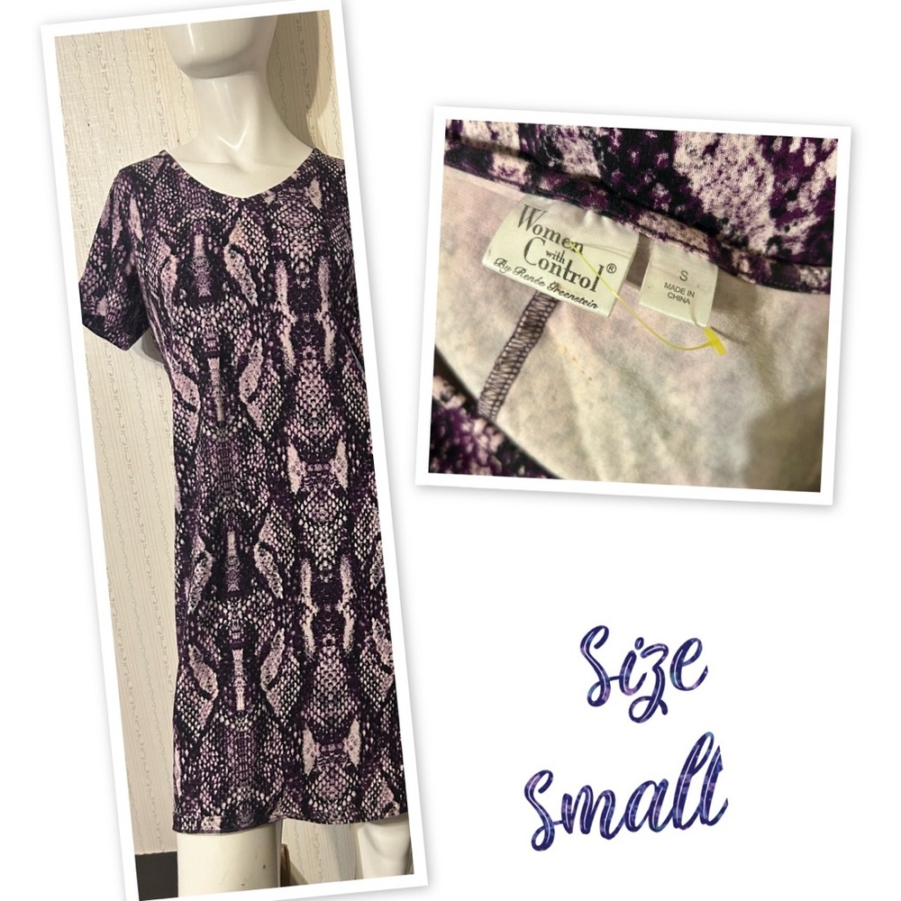 Women with Control Purple Dress